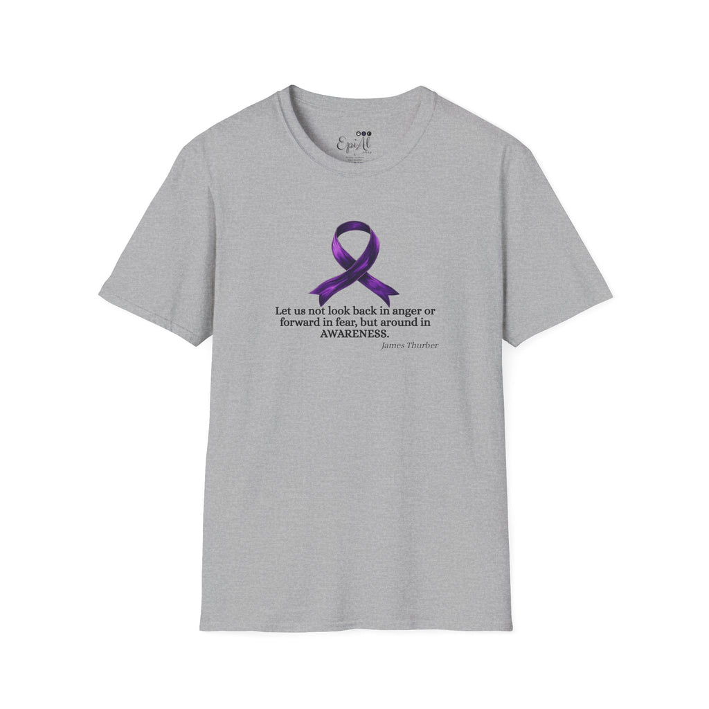 Epilepsy Awareness Ribbon T-Shirt for Unisex Wear