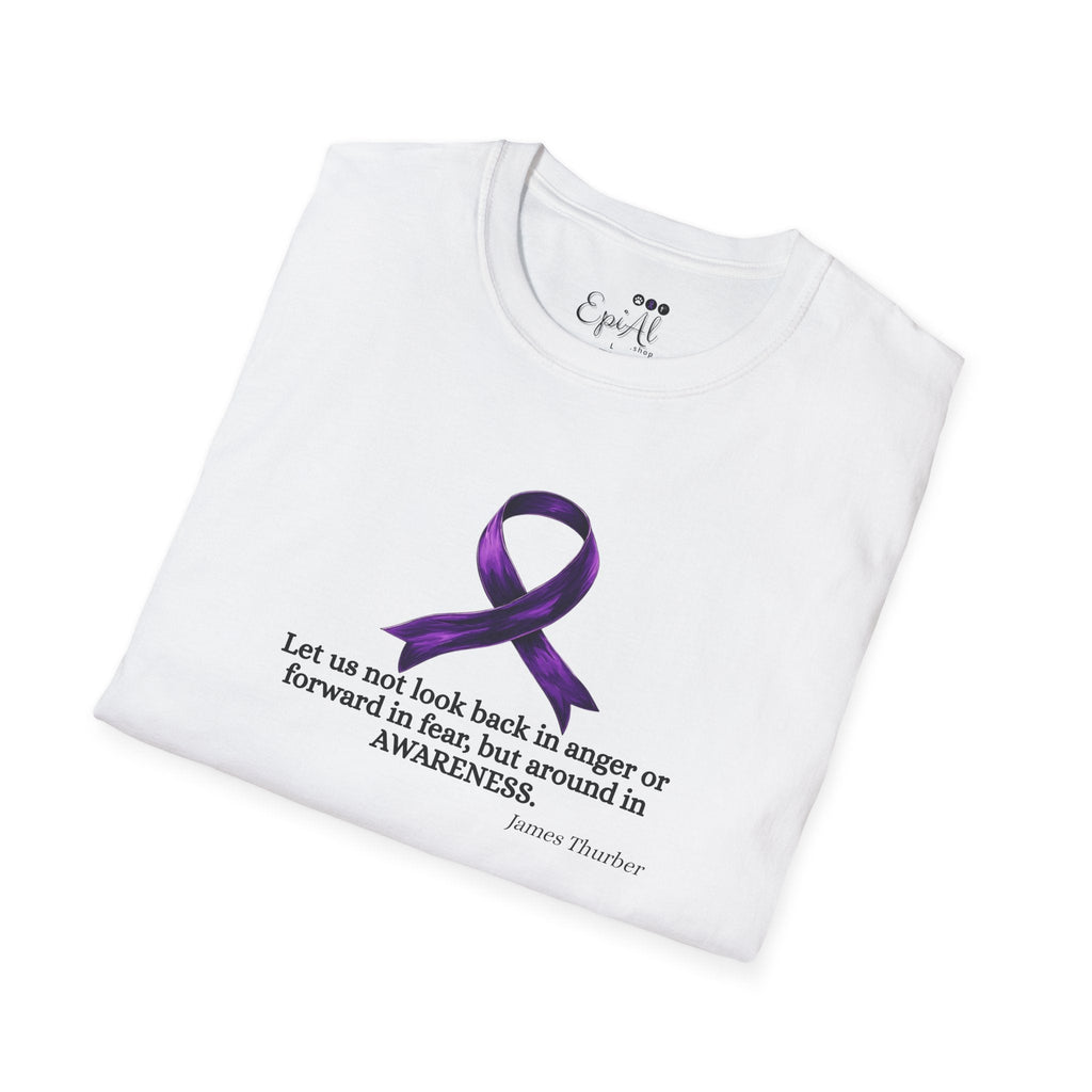 Epilepsy Awareness Ribbon T-Shirt for Unisex Wear