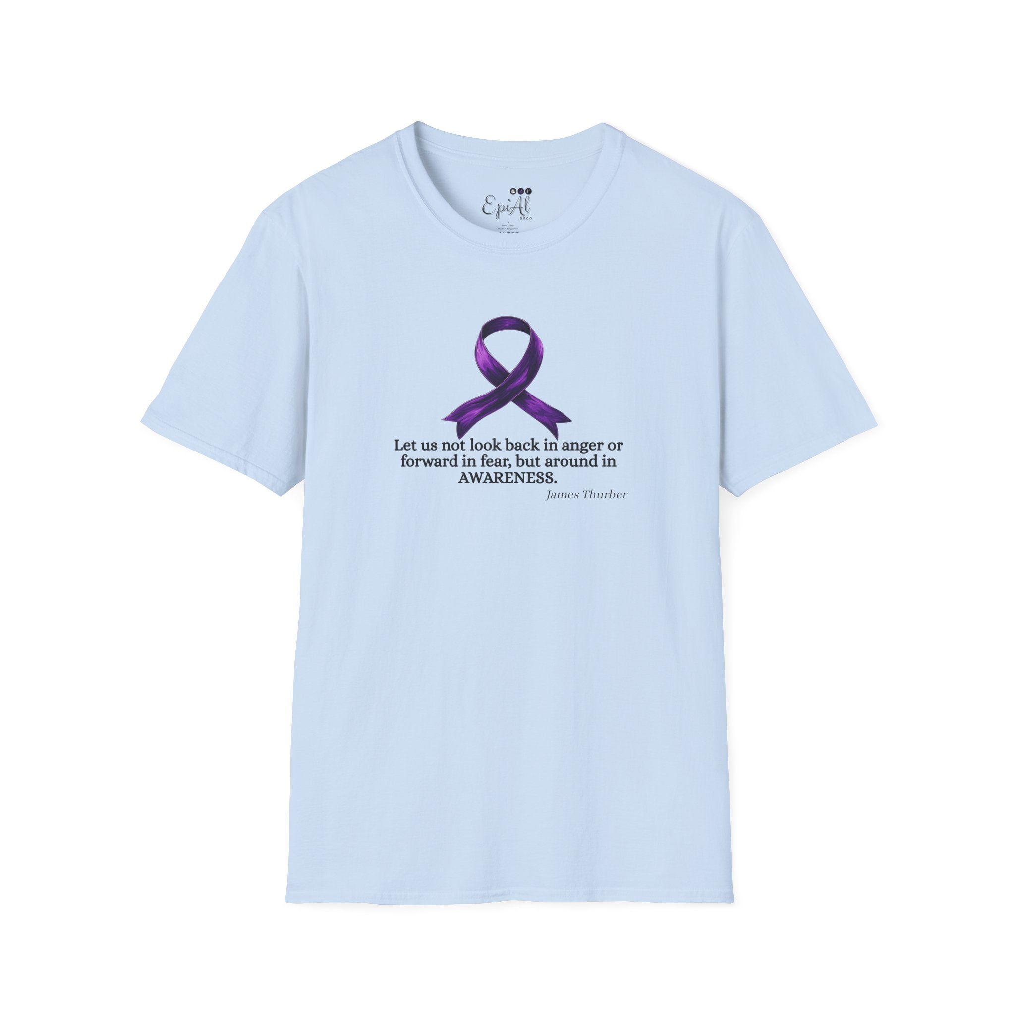 Epilepsy Awareness Ribbon T-Shirt for Unisex Wear