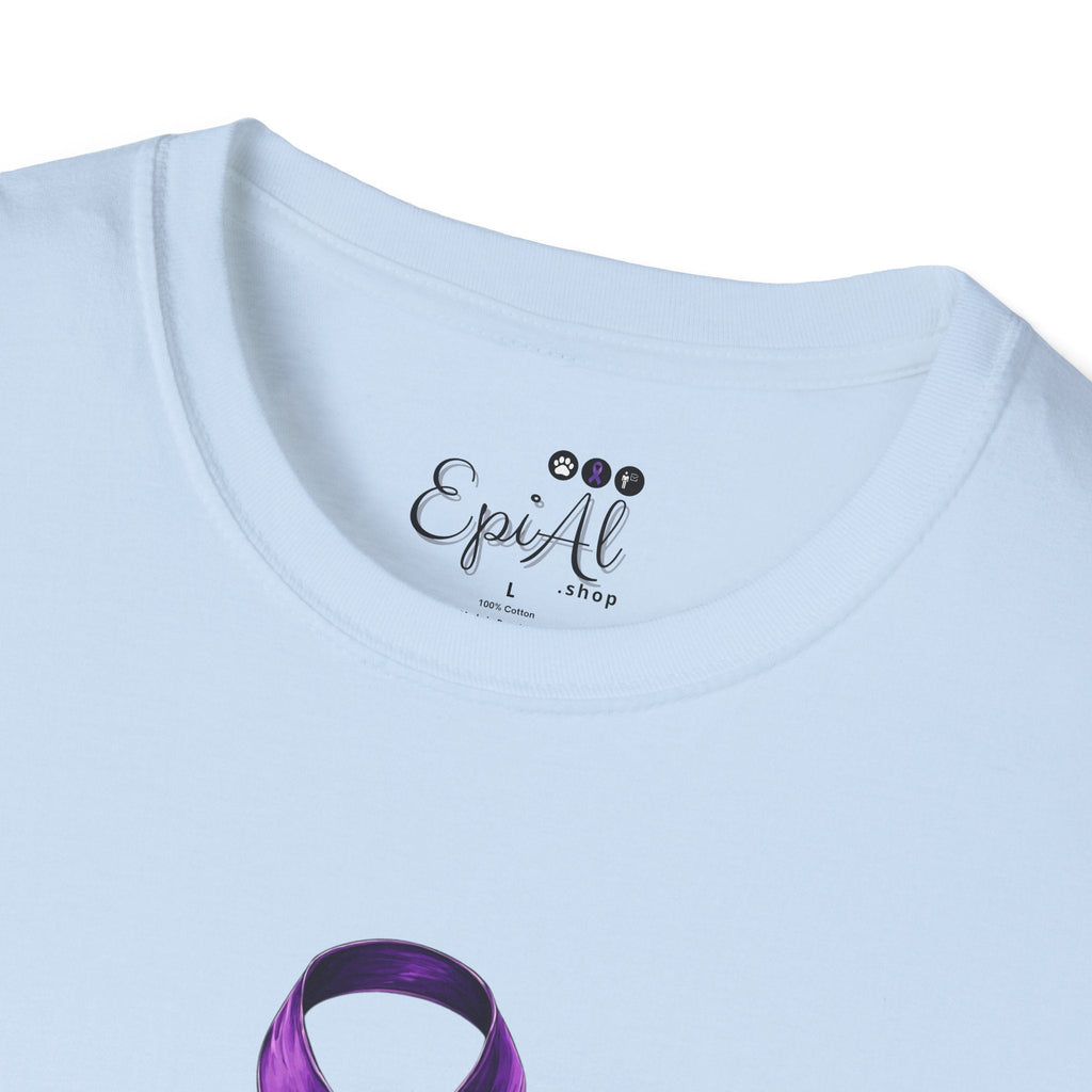 Epilepsy Awareness Ribbon T-Shirt for Unisex Wear