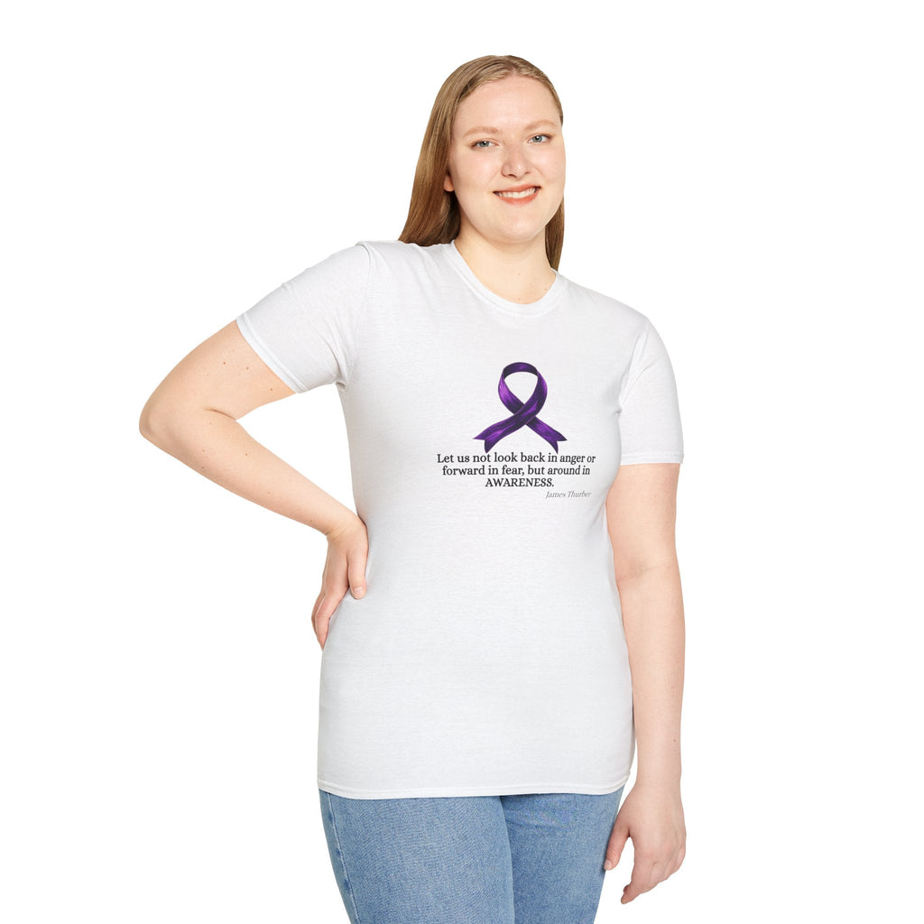 Epilepsy Awareness Ribbon T-Shirt for Unisex Wear