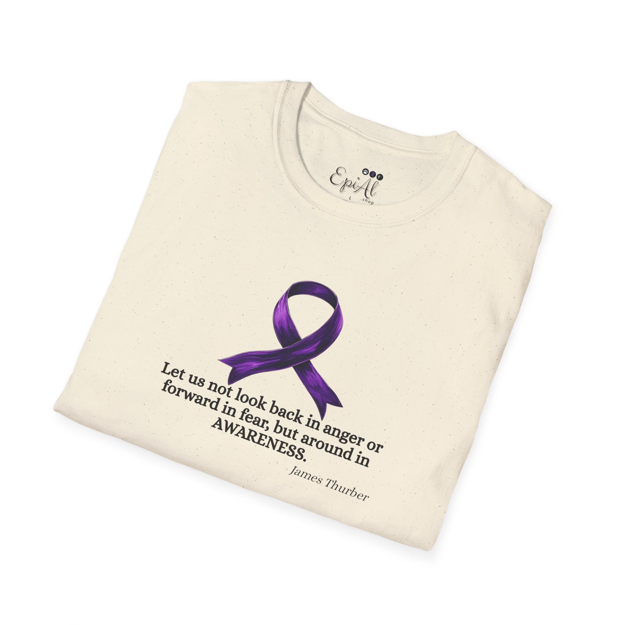 Epilepsy Awareness Ribbon T-Shirt for Unisex Wear