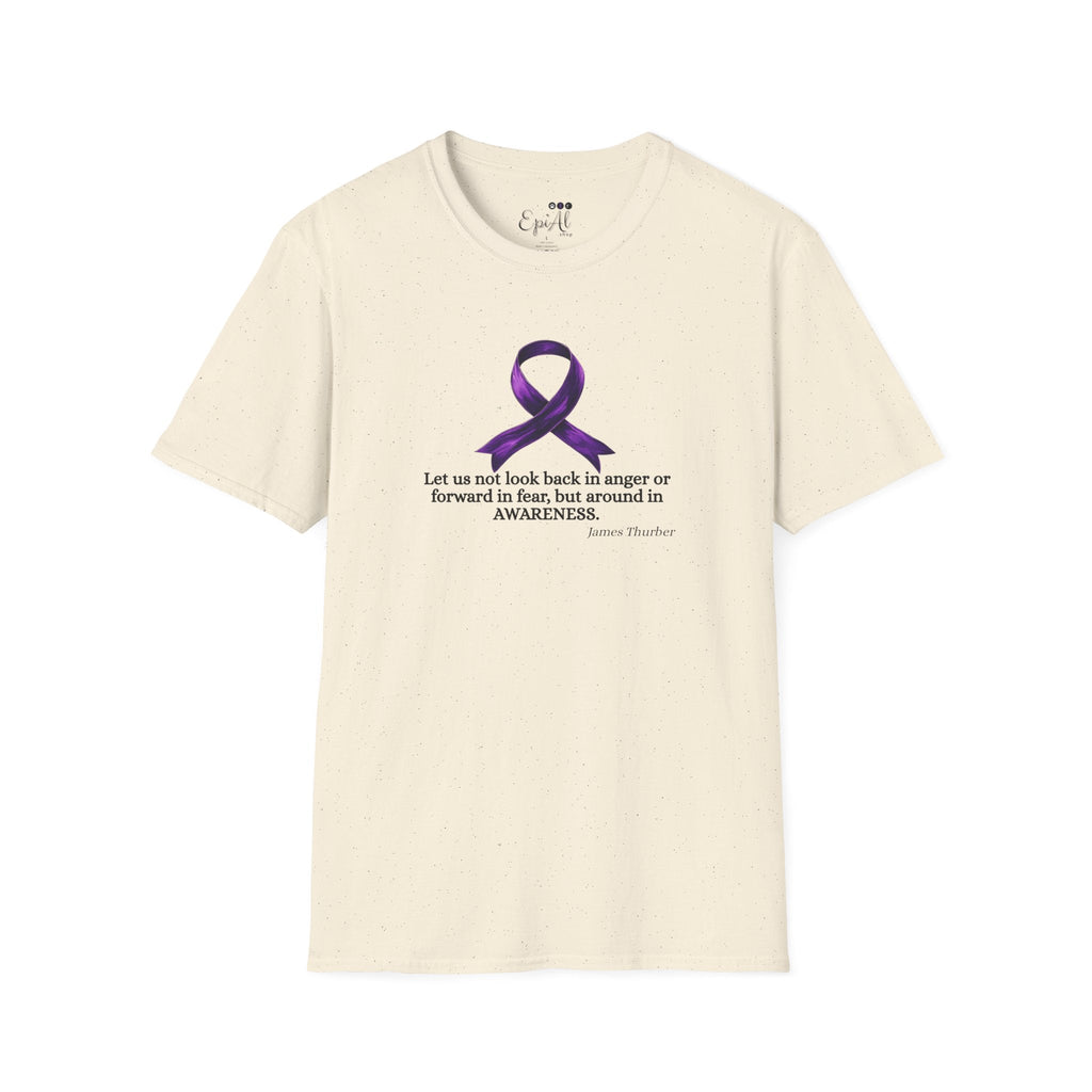 Epilepsy Awareness Ribbon T-Shirt for Unisex Wear