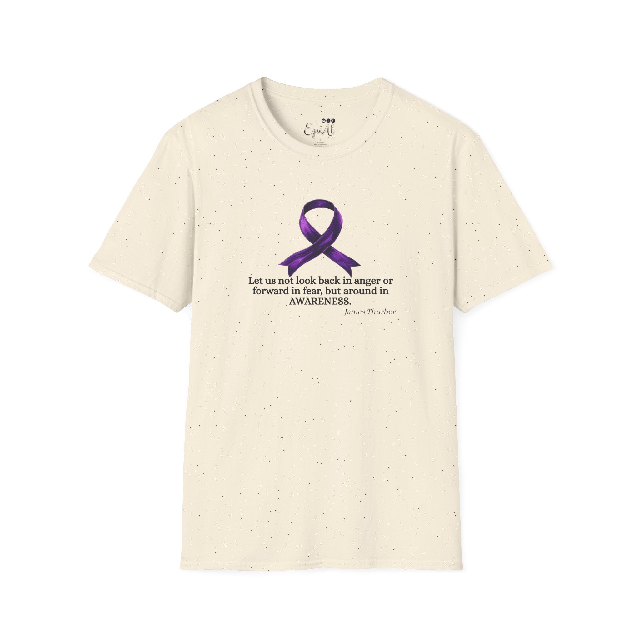 Epilepsy Awareness Ribbon T-Shirt for Unisex Wear