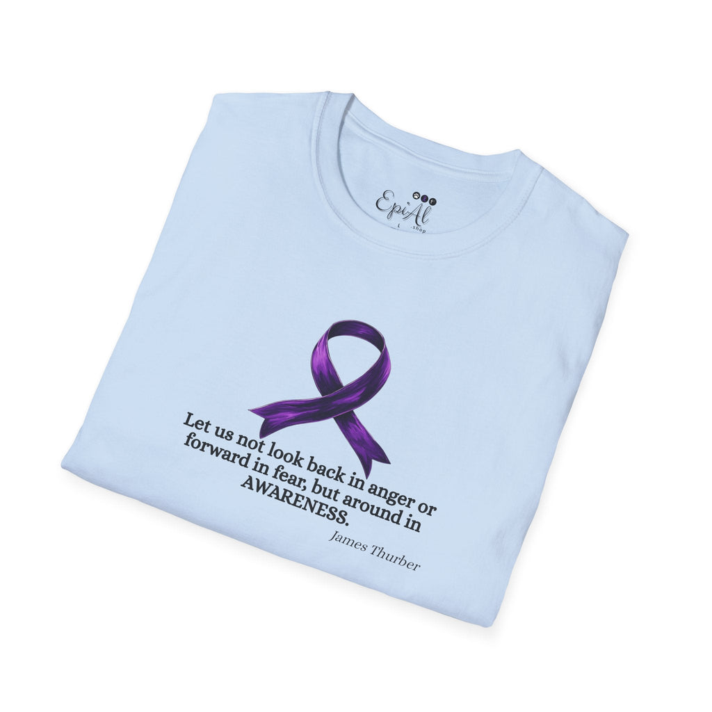 Epilepsy Awareness Ribbon T-Shirt for Unisex Wear
