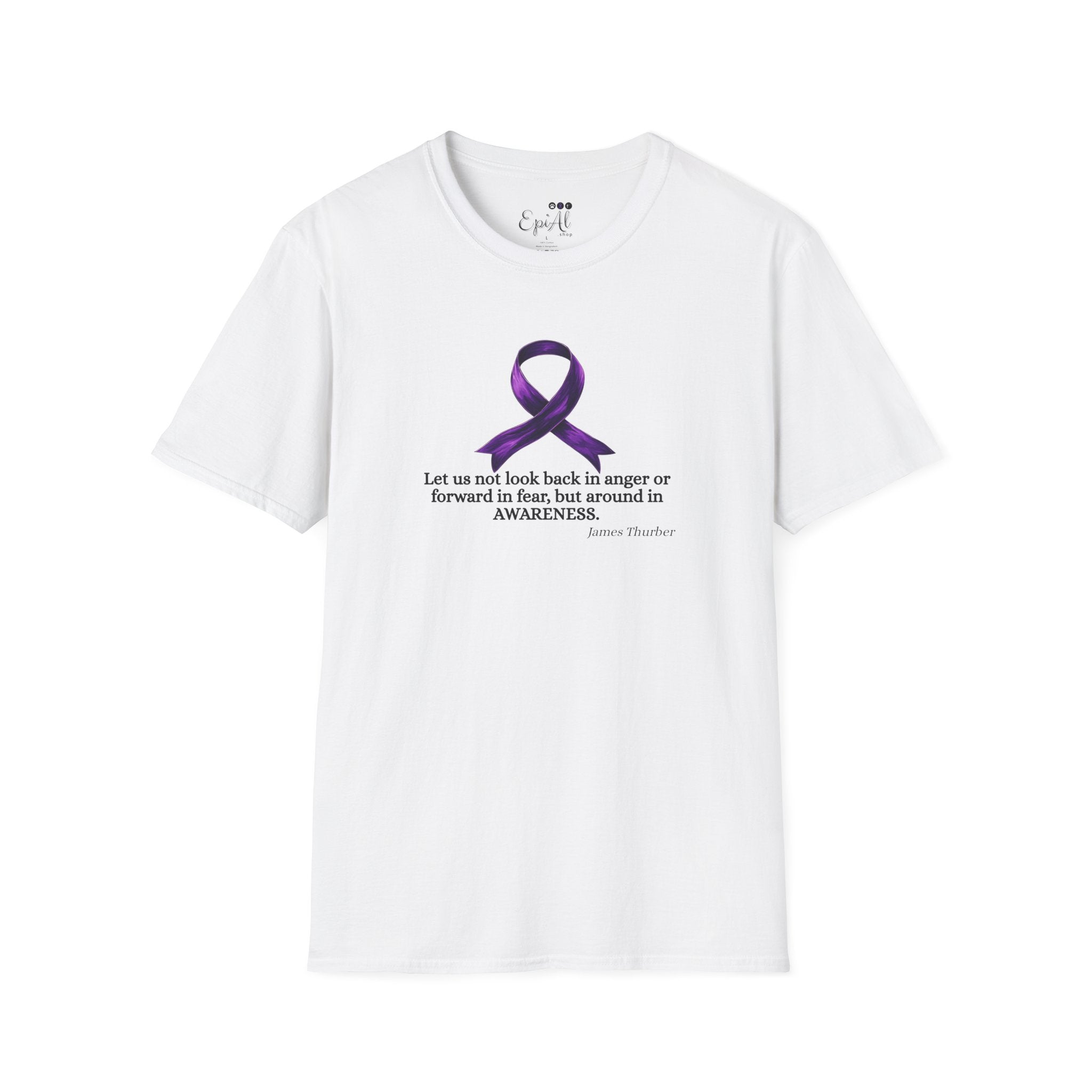 Epilepsy Awareness Ribbon T-Shirt for Unisex Wear