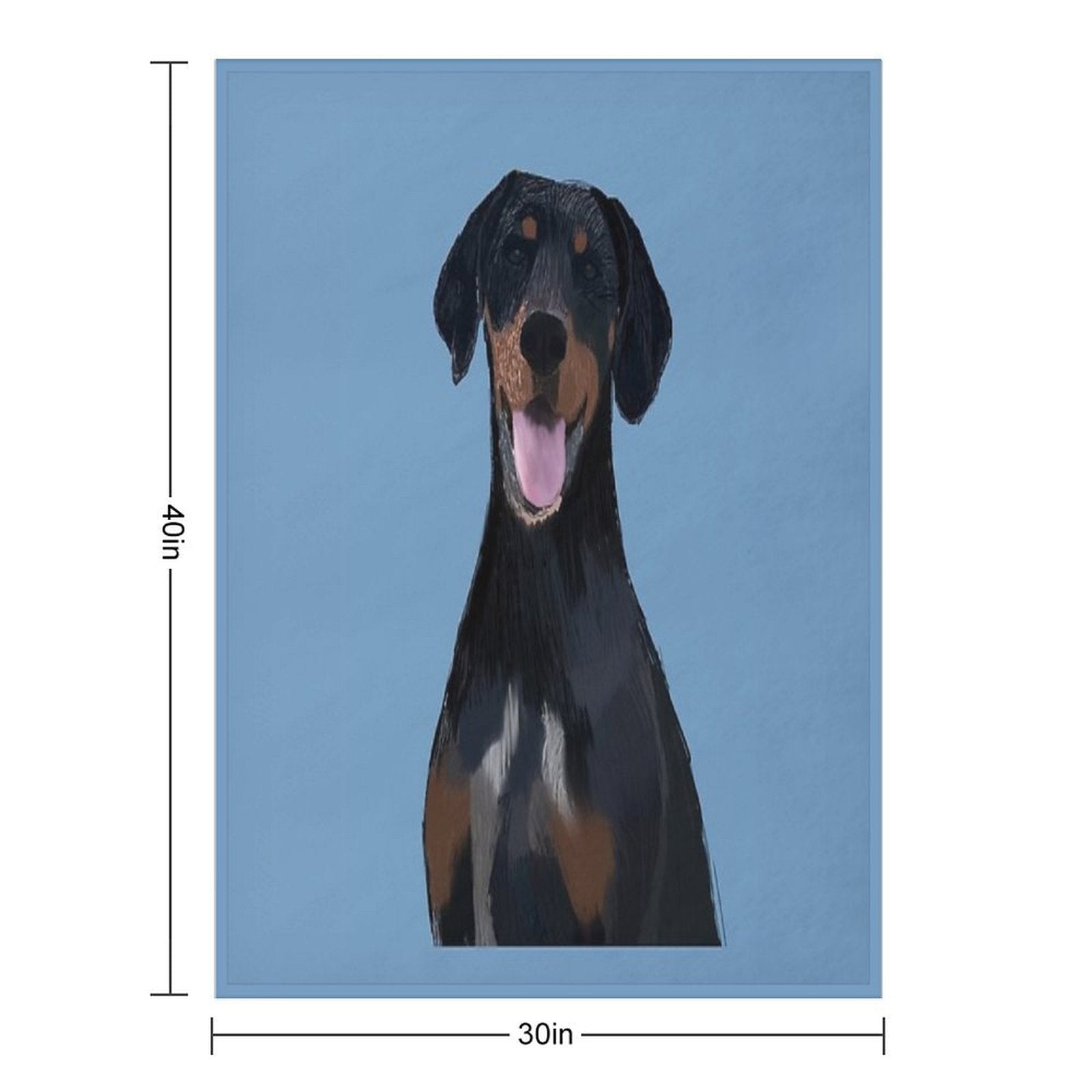 The Dog Throw Blanket