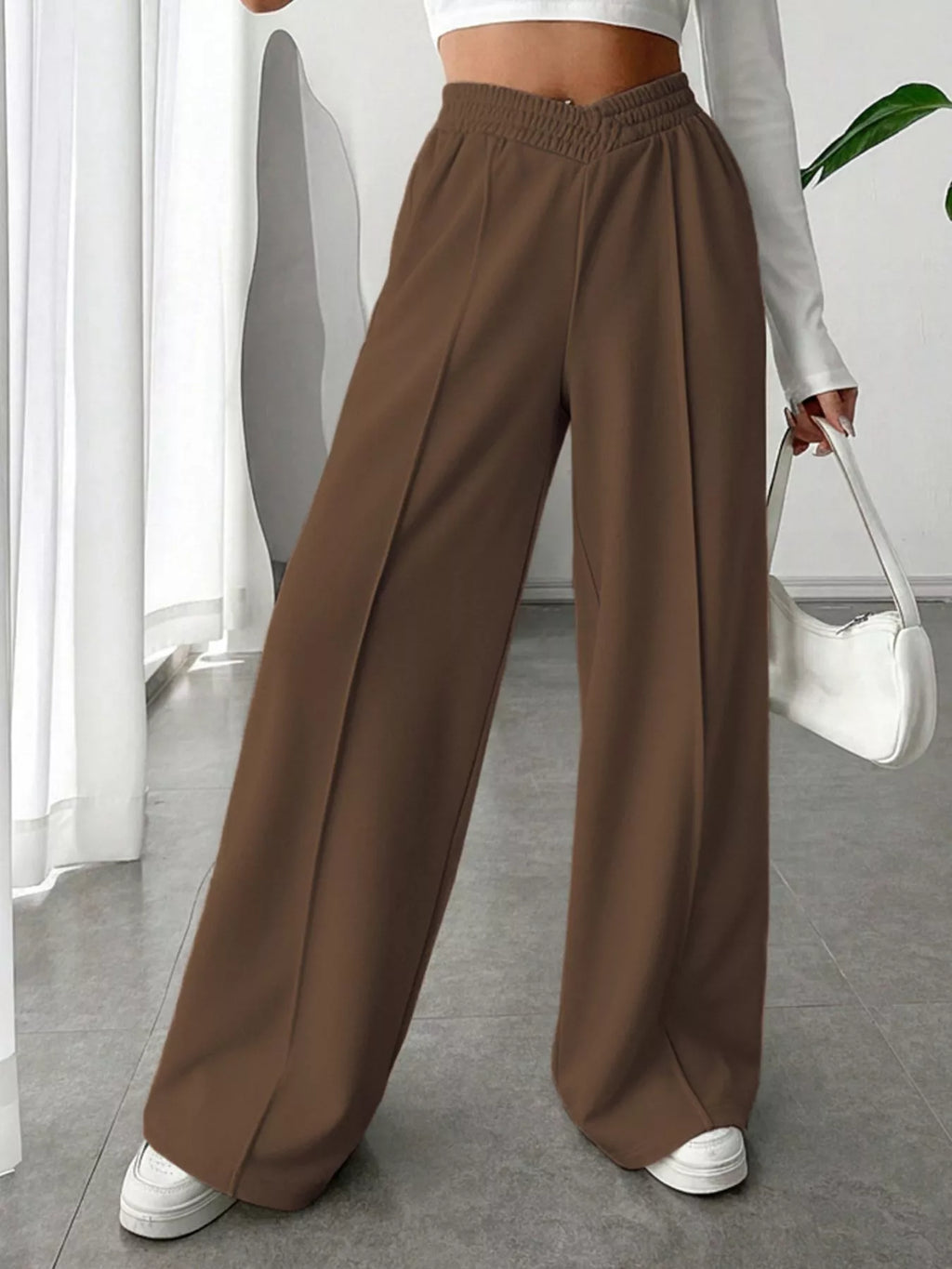 Wide Leg High Waist Pants for All