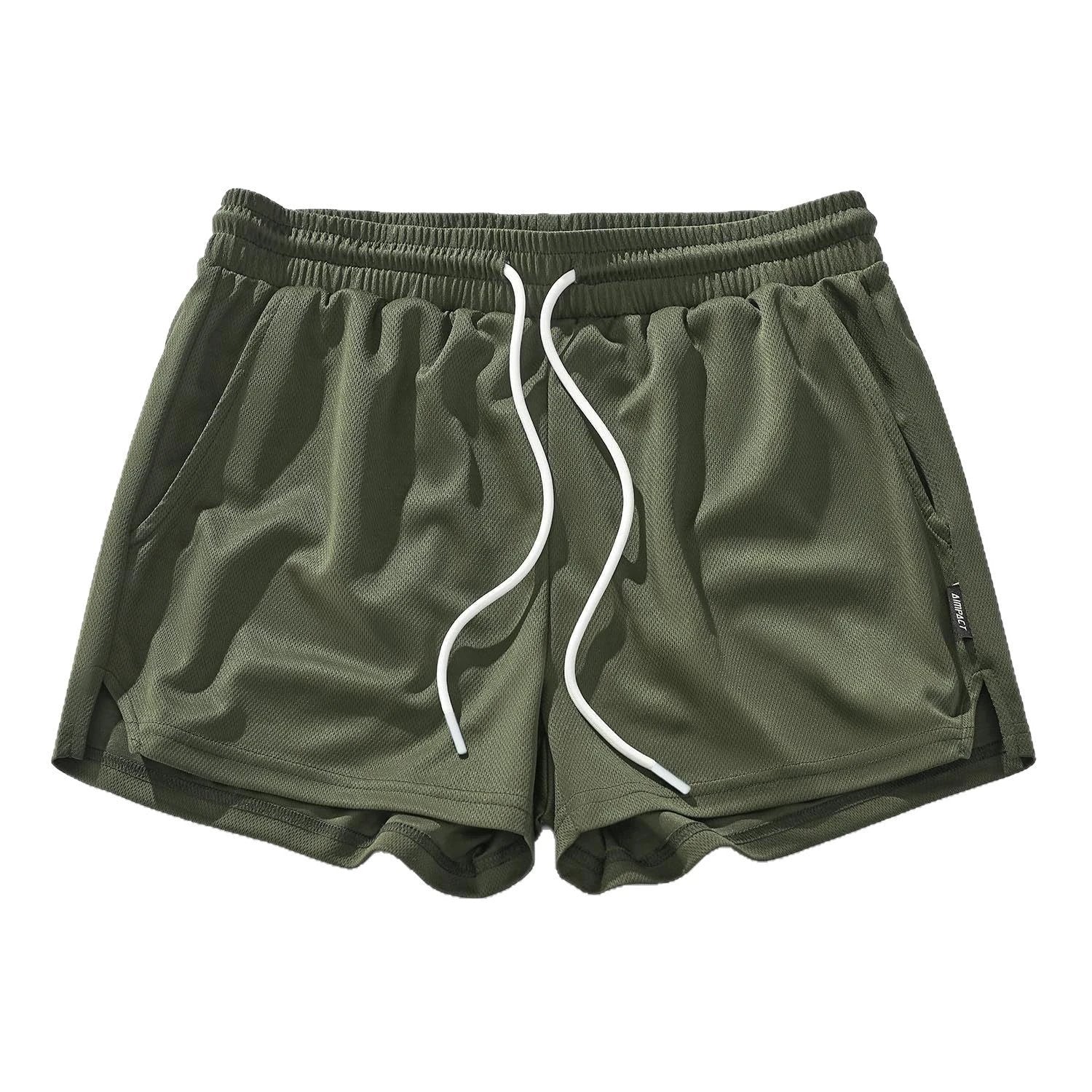 Men's Mesh Running Quick-drying Workout Shorts