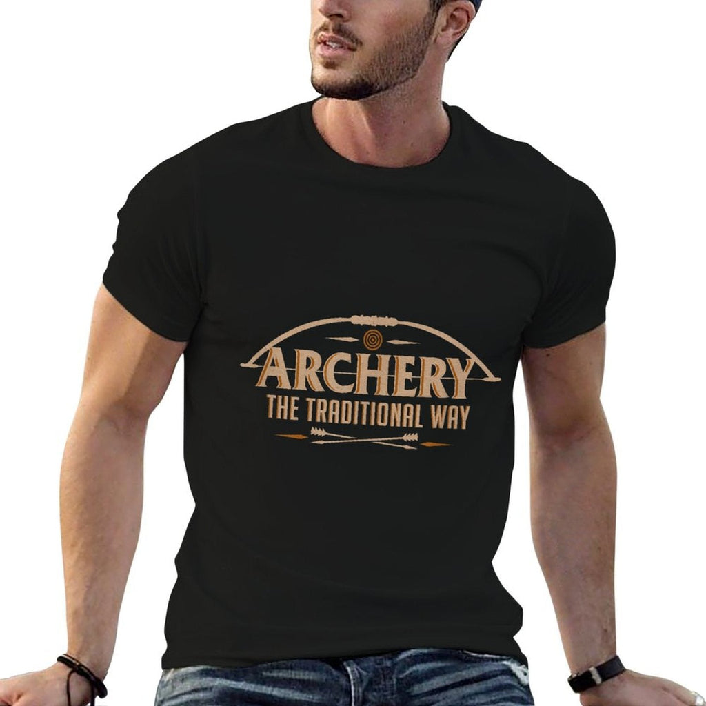 Archery The Traditional Way Sports Hunting  Durable T-Shirt