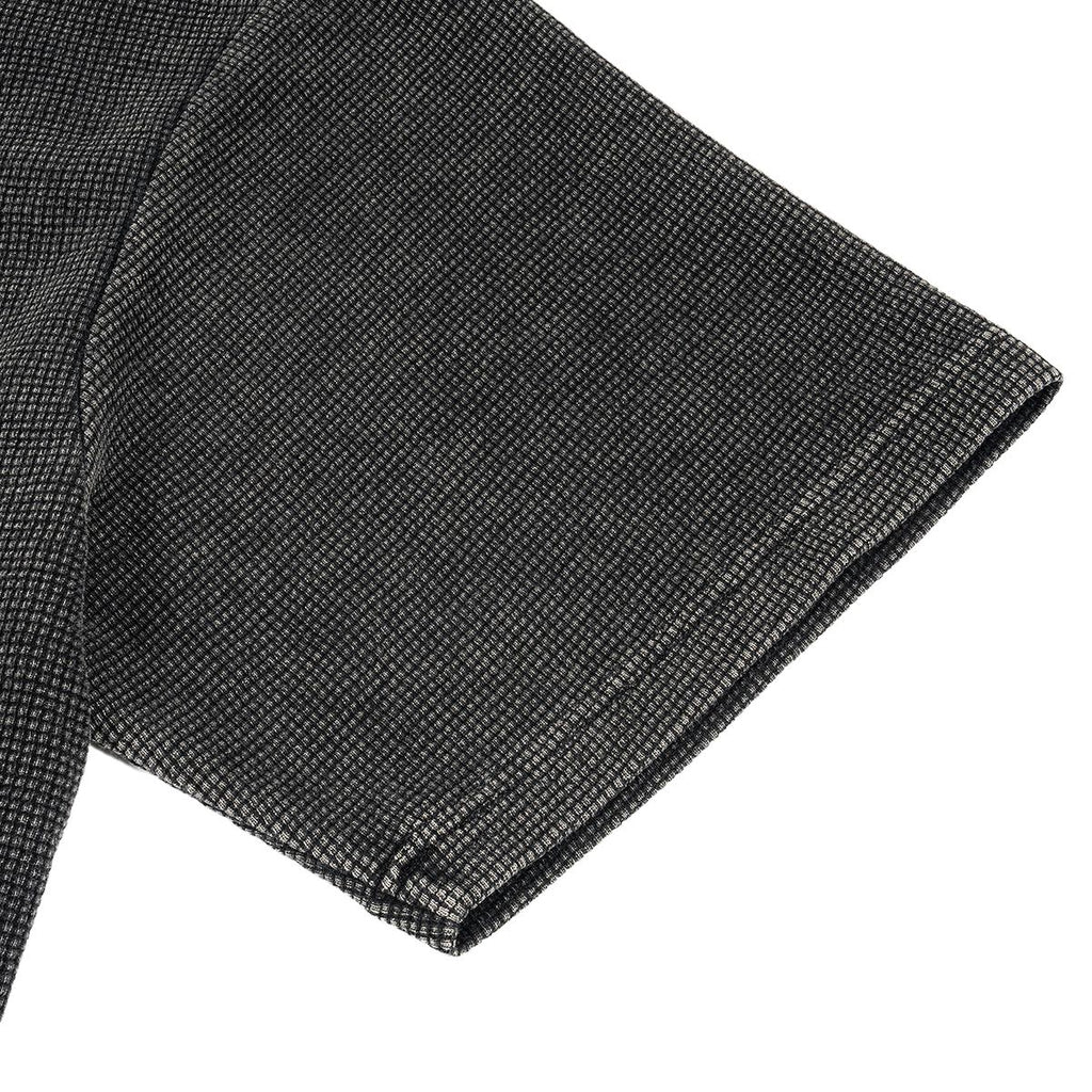 Leader Heavyweight Waffle-Texture Washed Cropped Boxy T-Shirt