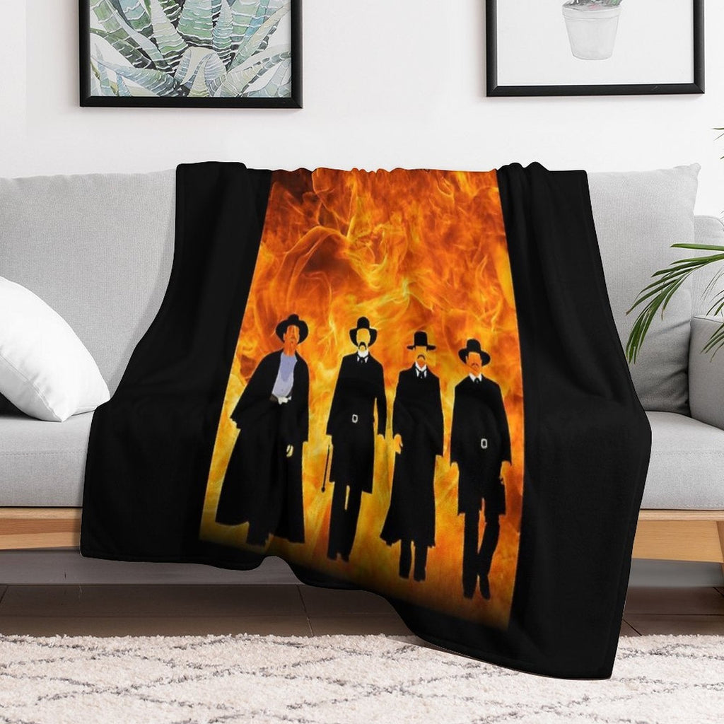 Tombstone FIRE Throw Blanket