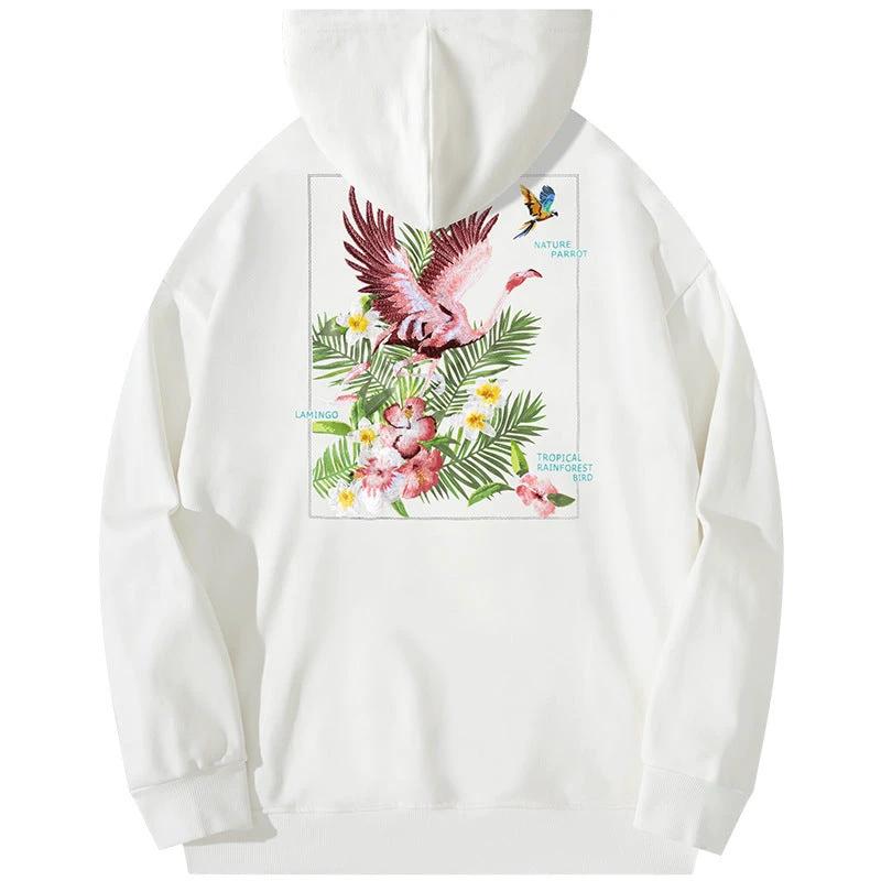 Men's Flamingo Hooded Sweater