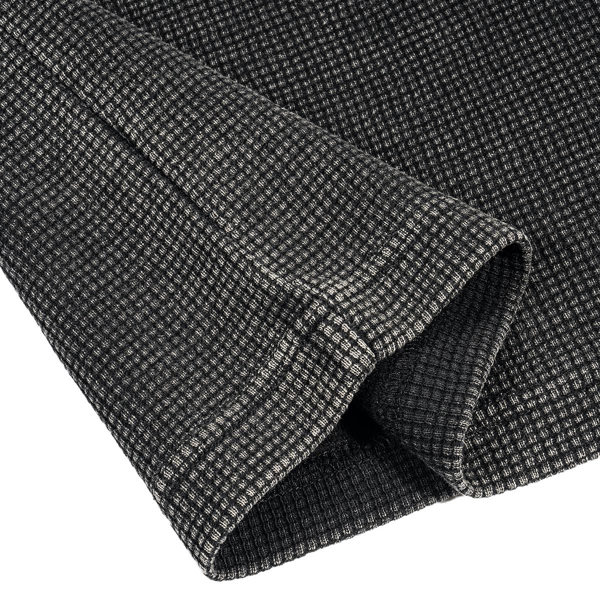 Leader Heavyweight Waffle-Texture Washed Cropped Boxy T-Shirt