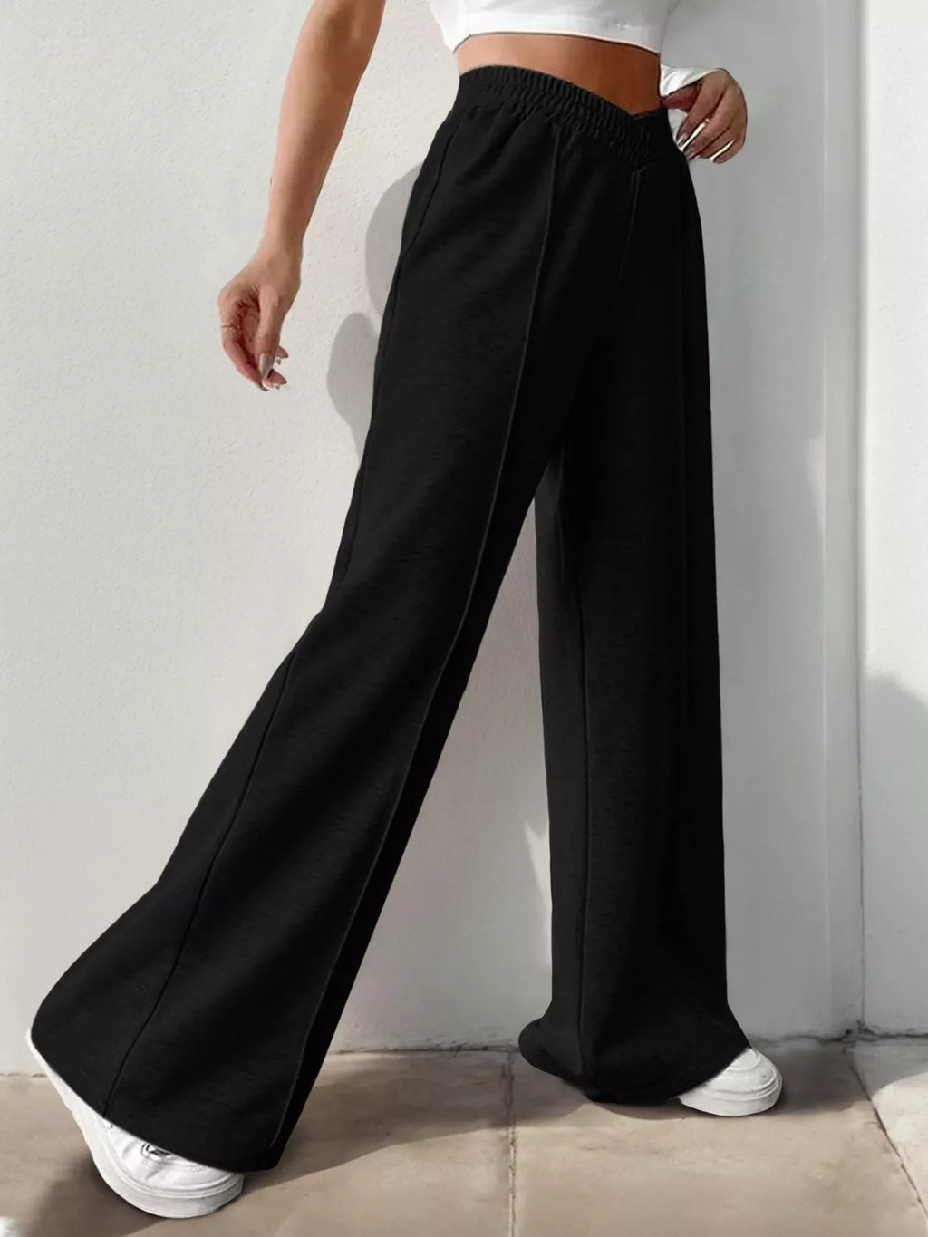 Wide Leg High Waist Pants for All