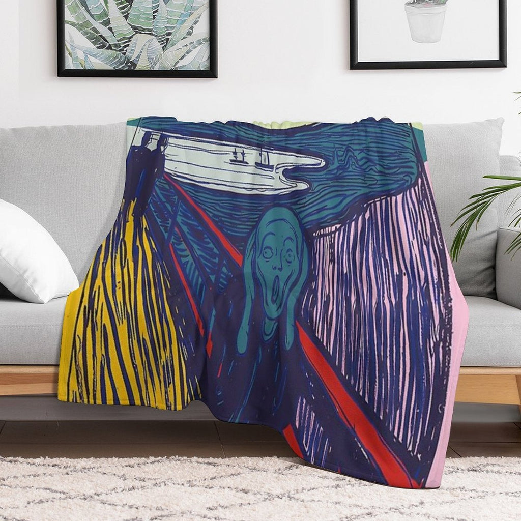 Andy Warhol, 1928-1987 USA, Pop Art  Original Paintings by Andy Warhol Throw Blanket