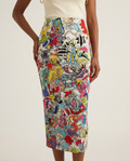 The Technicolor Dream Midi Skirt