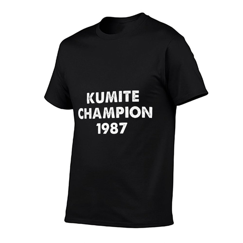 KUMITE CHAMPION 1987 Funny Viral Karate Video Meme Kung Fu Premium  Trendy Pattern T-Shirt