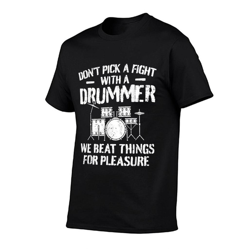 Funny Drummer Drumming Drums Percussionist I Beating Things  Versatile T-Shirt