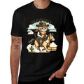 Meowdy Partner Cat Cowboy Horse Howdy Funny Country Western  Tagless Design T-Shirt