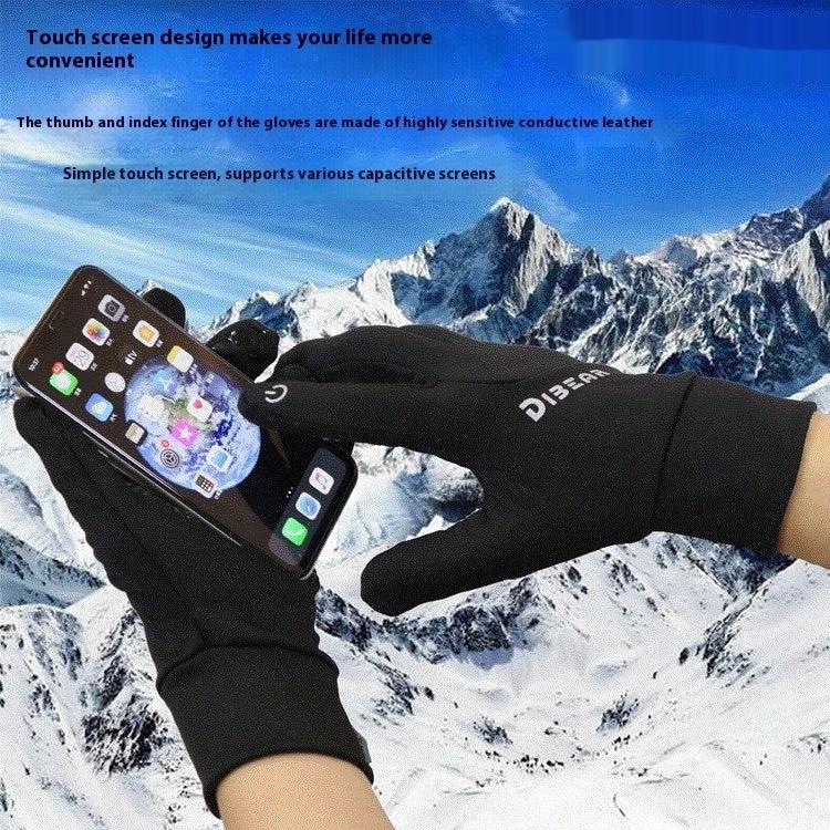 Men's Warm Keeping Anti-slip Touch Screen Gloves