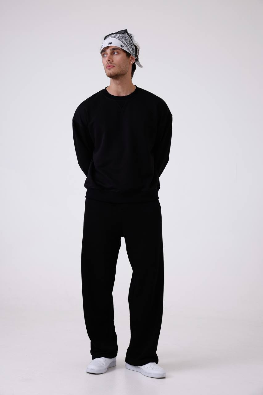 Unisex Baggy Fit Oversize Sweatshirt & Jogger Set - Heavyweight Tracksuit