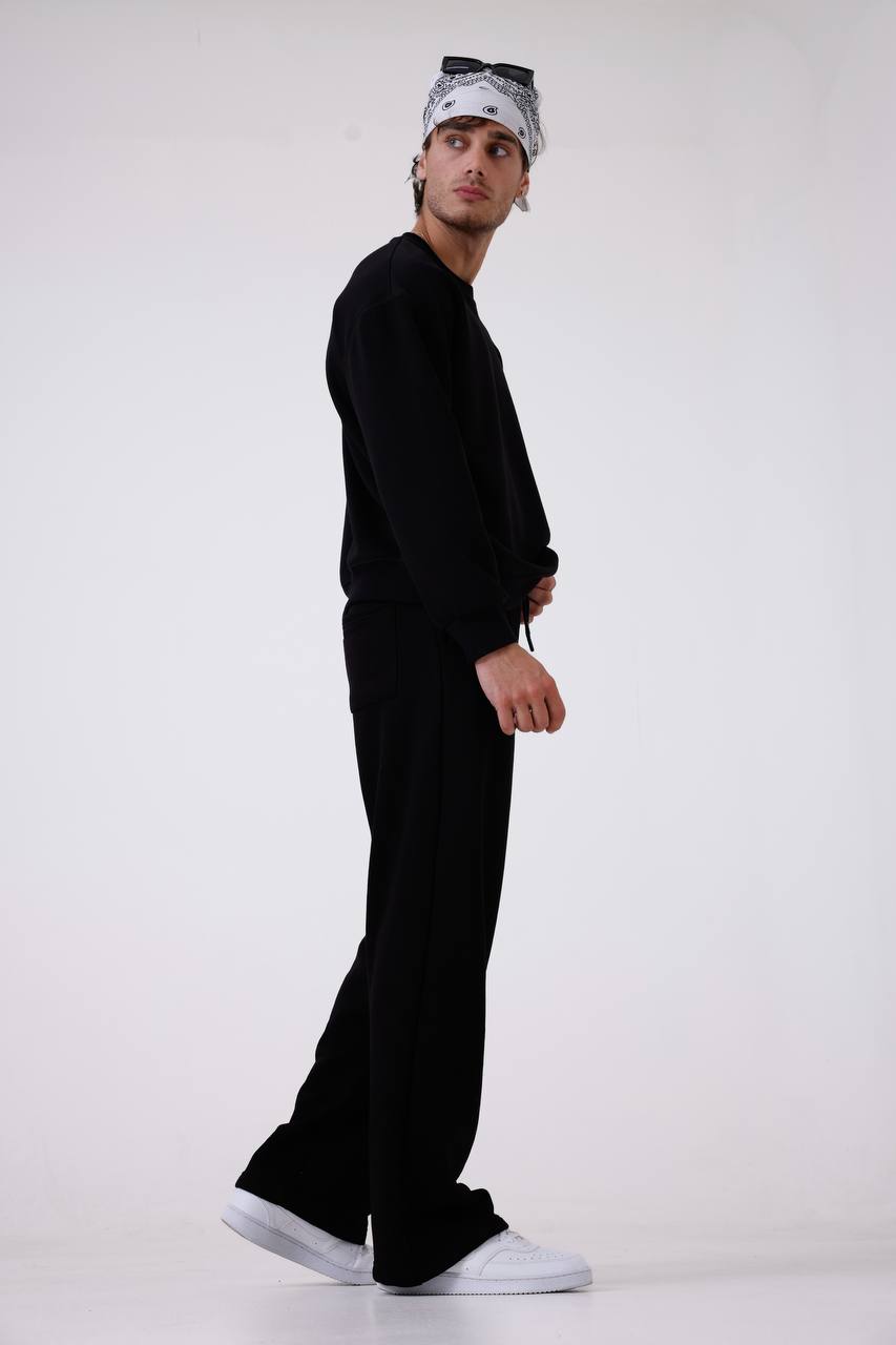 Unisex Baggy Fit Oversize Sweatshirt & Jogger Set - Heavyweight Tracksuit