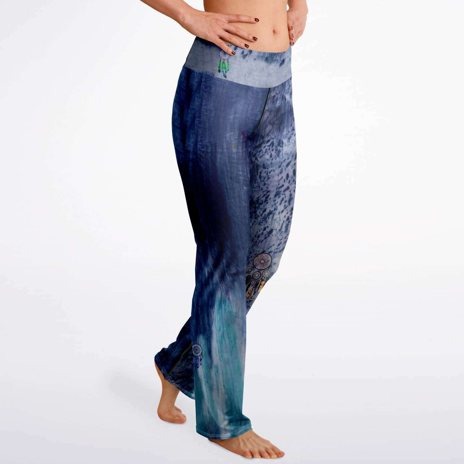 Feather Dream Catcher Flare Leggings