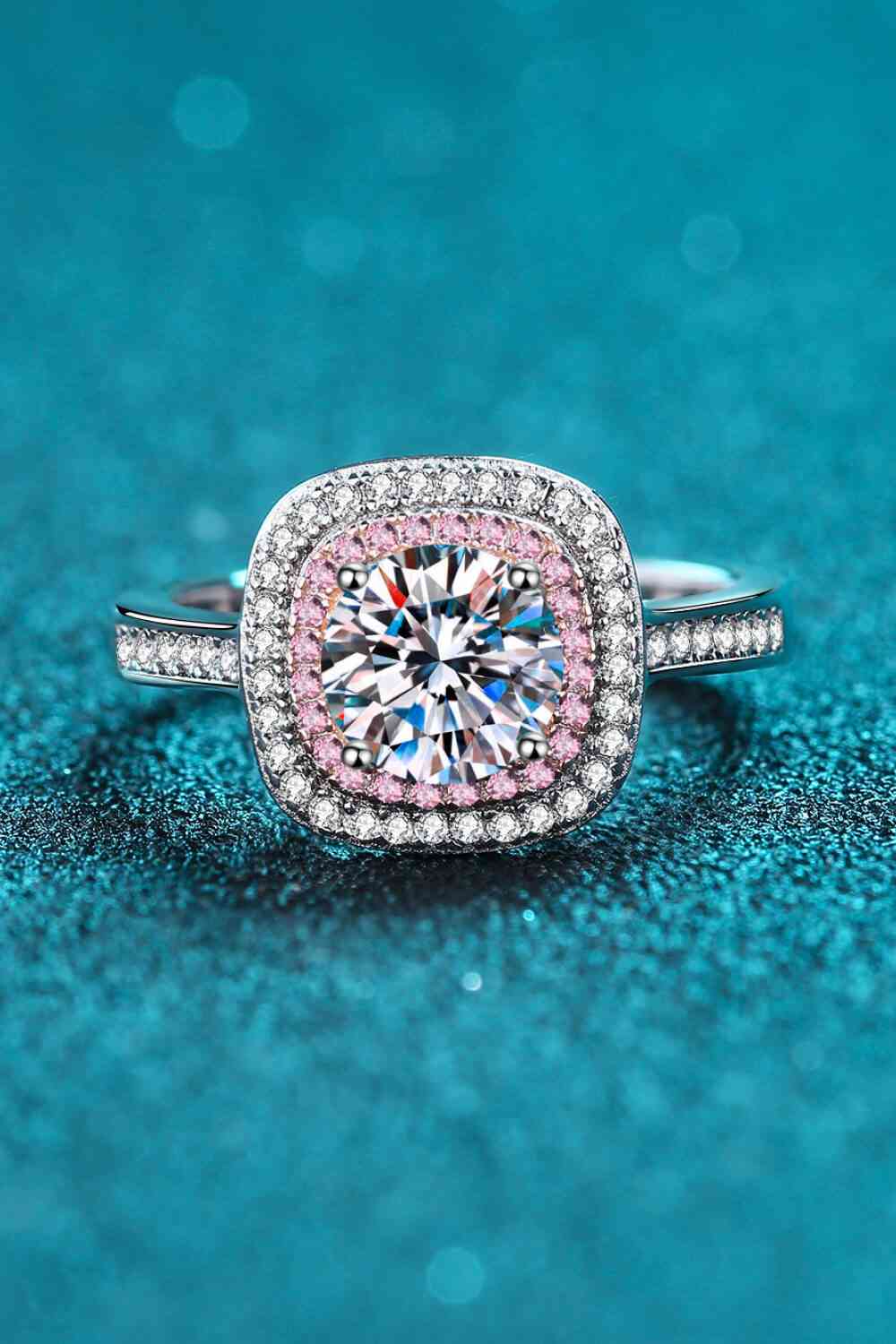 Need You Now Moissanite Ring – Handcrafted 925 Sterling Silver Design See size chart under “more details”