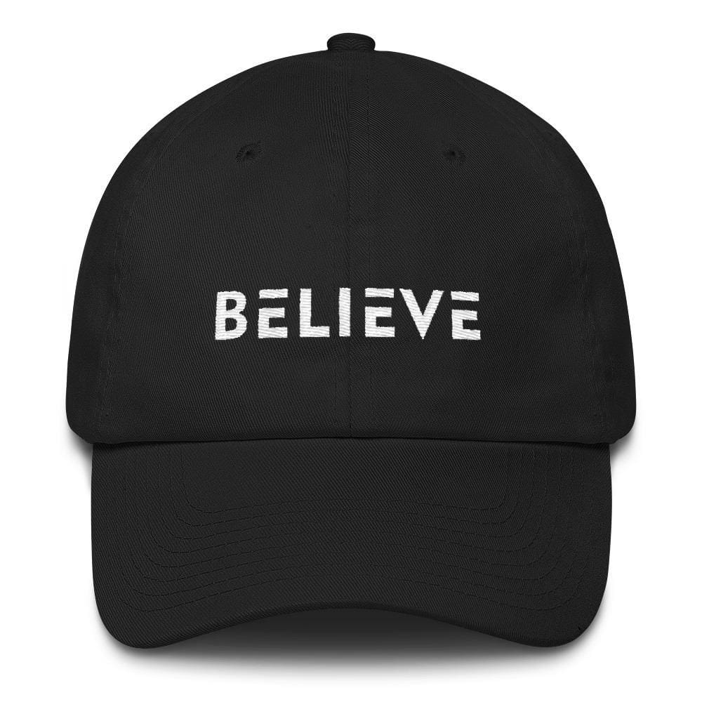 Believe Adjustable Cotton Baseball Cap (Dad Hat)