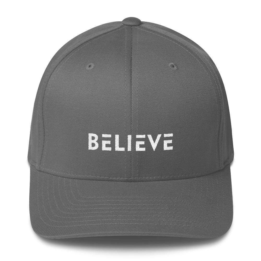 Believe Fitted Twill Baseball Hat