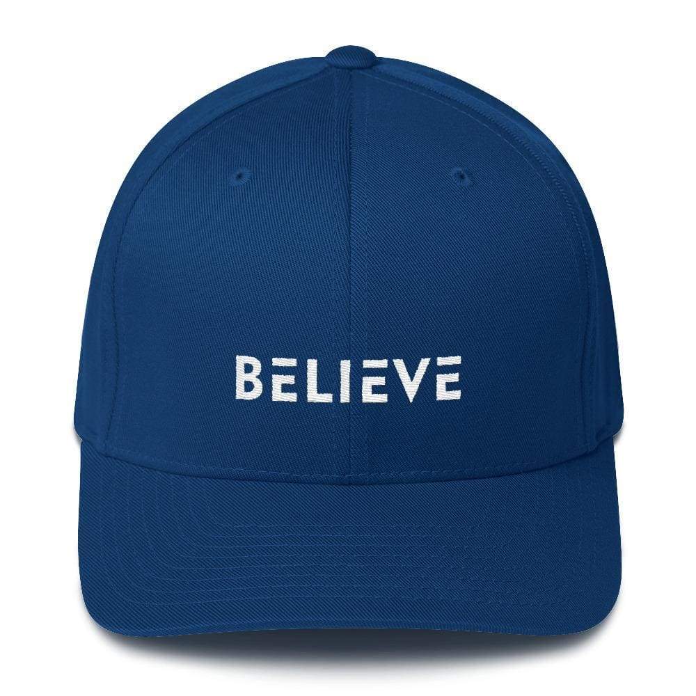 Believe Fitted Twill Baseball Hat