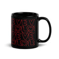 “Cup O’ Love” Black Glossy Ceramic Mug