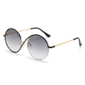 Wanderlust Gold Round Sunglasses