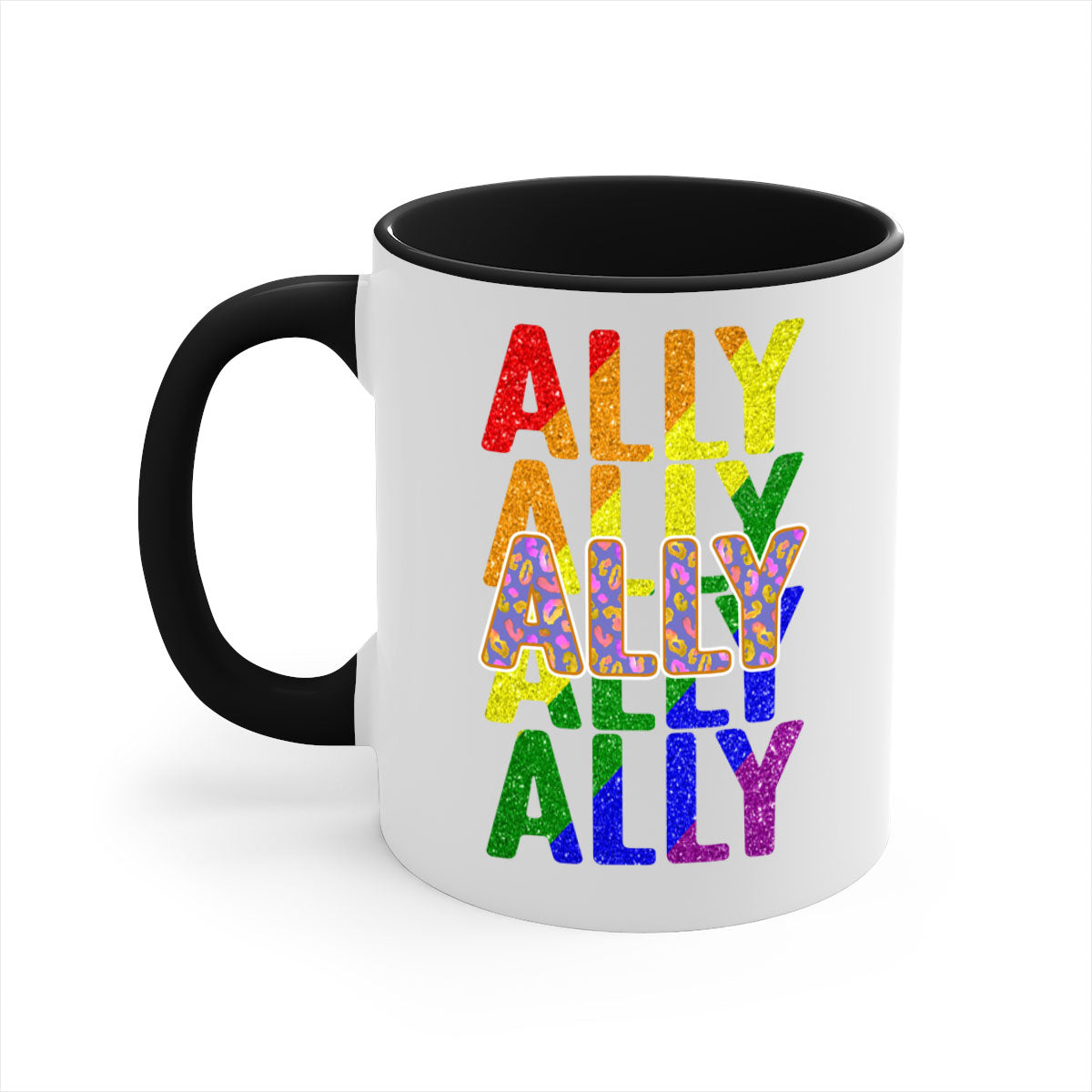 Ally Lgbt Pride Rainbow Flag Ally Png 22#- lgbt-Mug / Coffee Cup