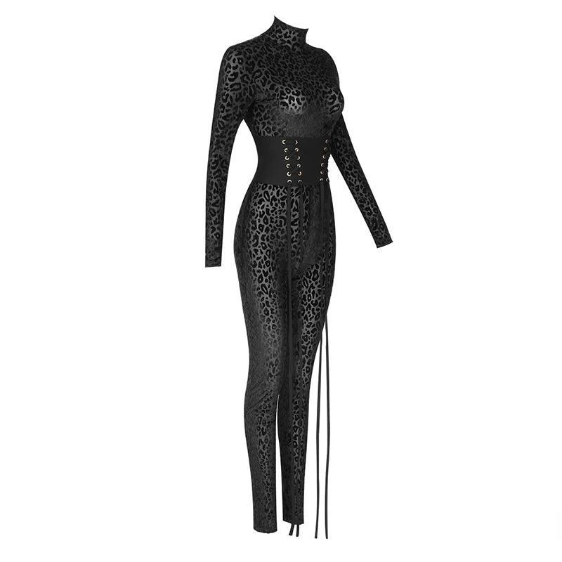 Black Panther Long Sleeve Jumpsuit