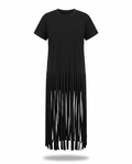 Wild Heart Fringe Cotton T-Shirt