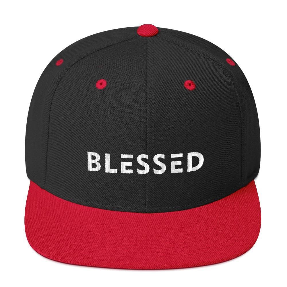 Blessed Flat Brim Snapback Hat