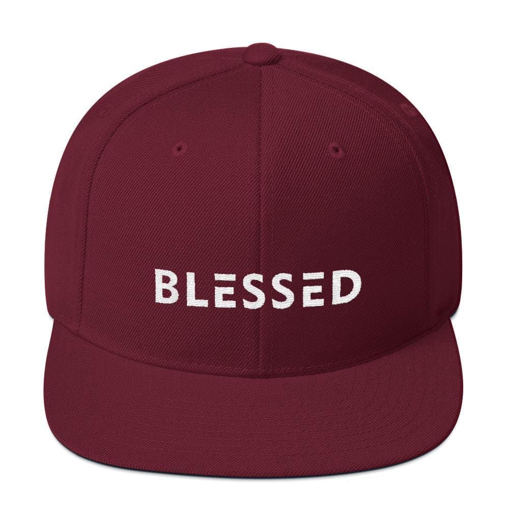 Blessed Flat Brim Snapback Hat