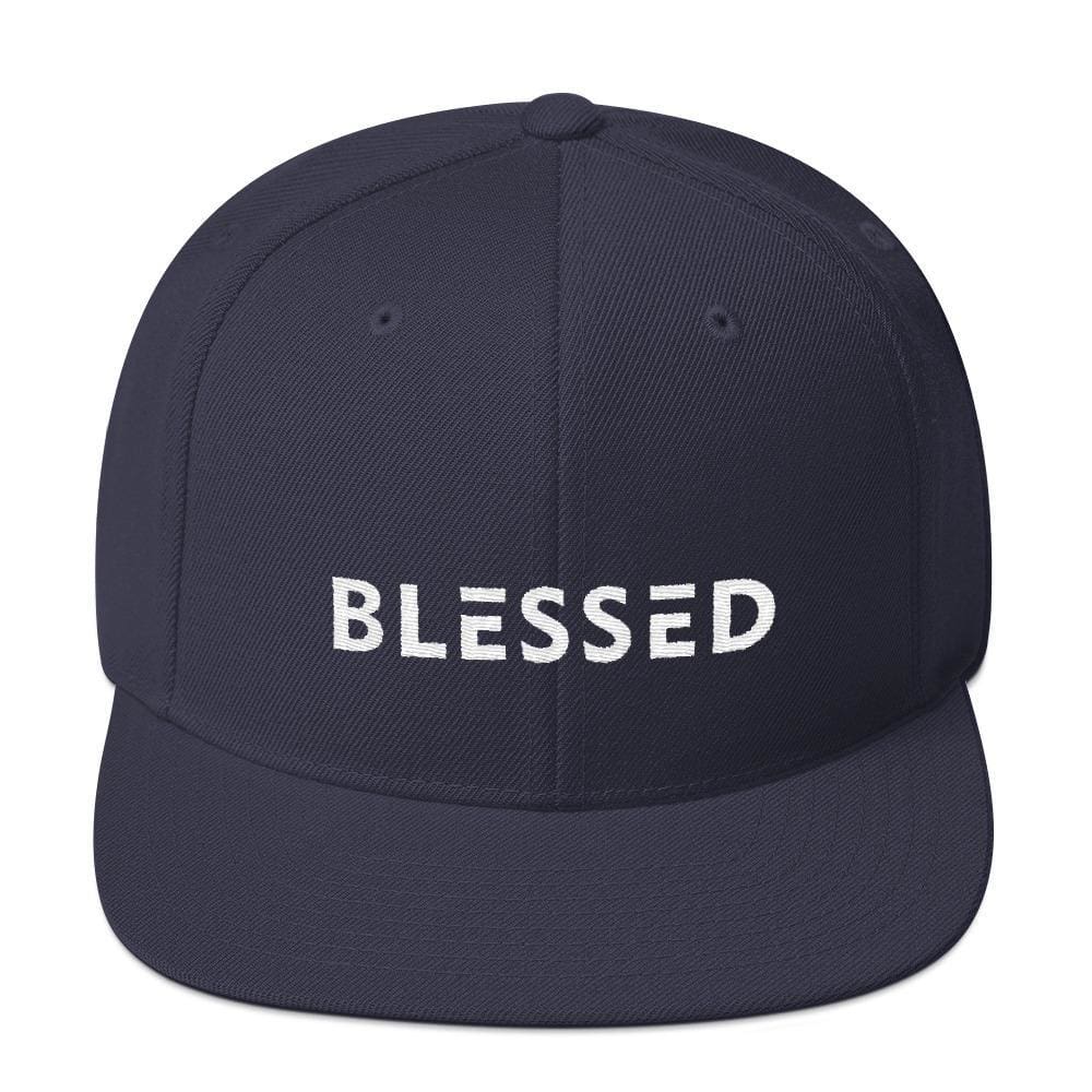 Blessed Flat Brim Snapback Hat