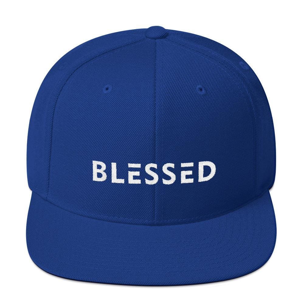Blessed Flat Brim Snapback Hat