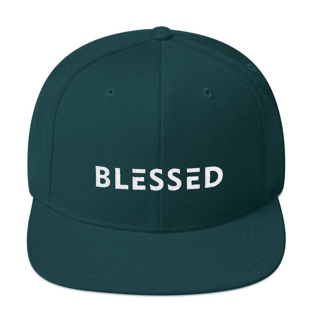 Blessed Flat Brim Snapback Hat
