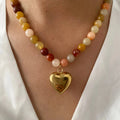 Bohemia Multi-color Stones Necklace