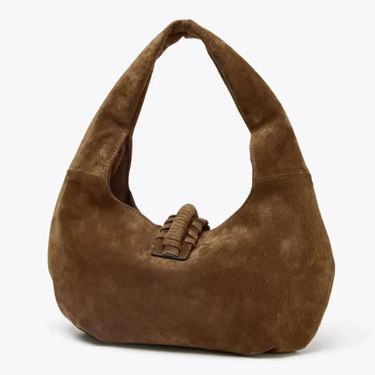 Boho Soul Suede Fringed Shoulder Bag
