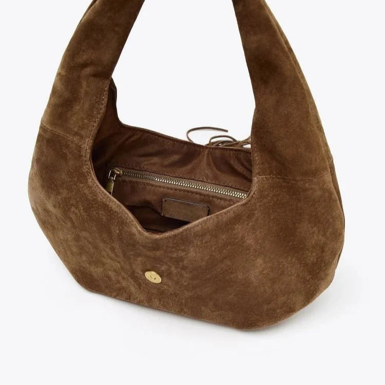 Boho Soul Suede Fringed Shoulder Bag