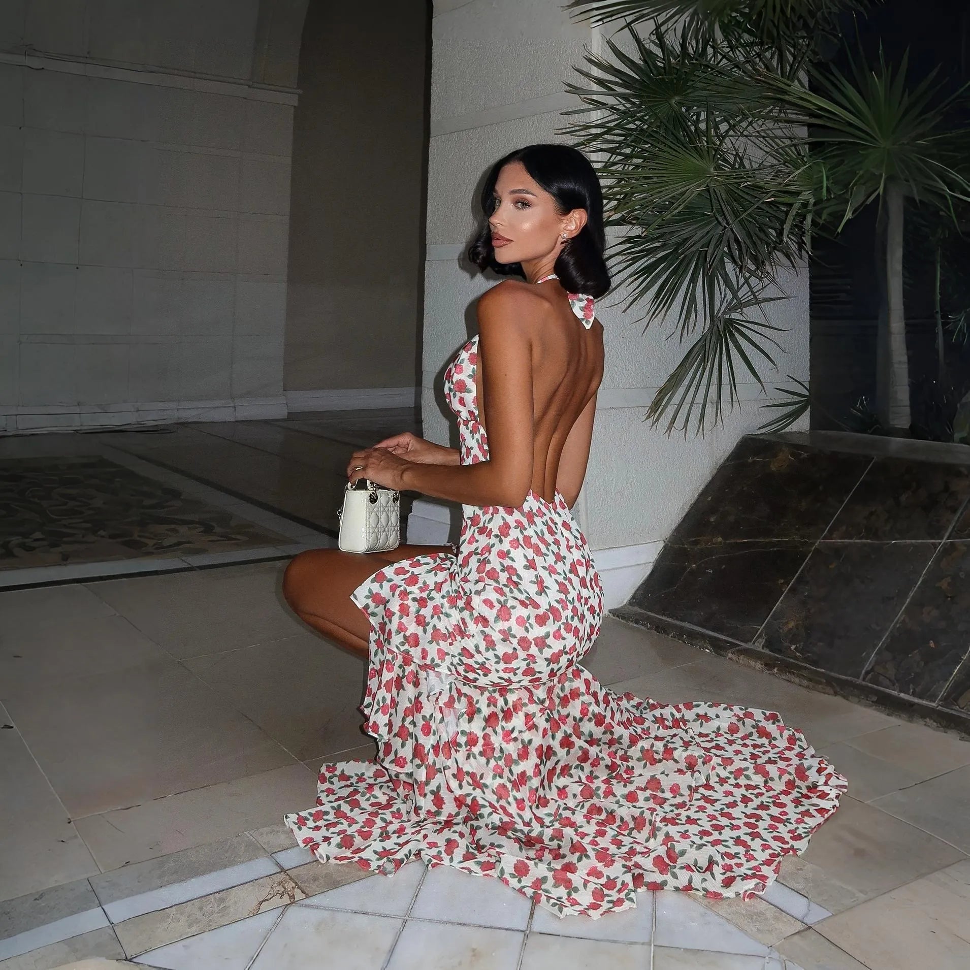 Bonfire Love Ruffled Maxi Dress