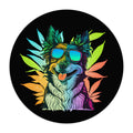Cannabis Border Collie Mouse Pad