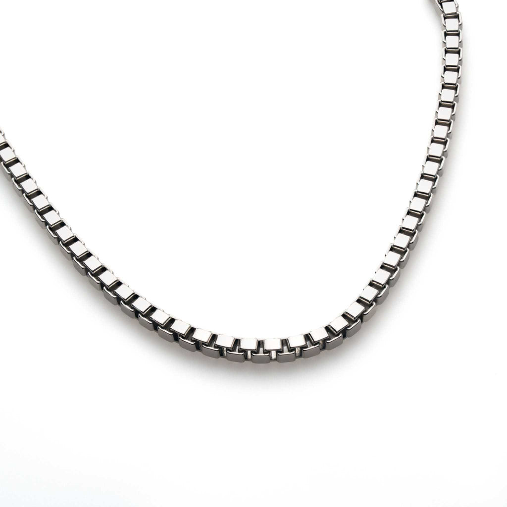 1-3MM Box Chain 925 Sterling Silver