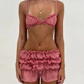 Breaking Hearts Pink Two Piece Set