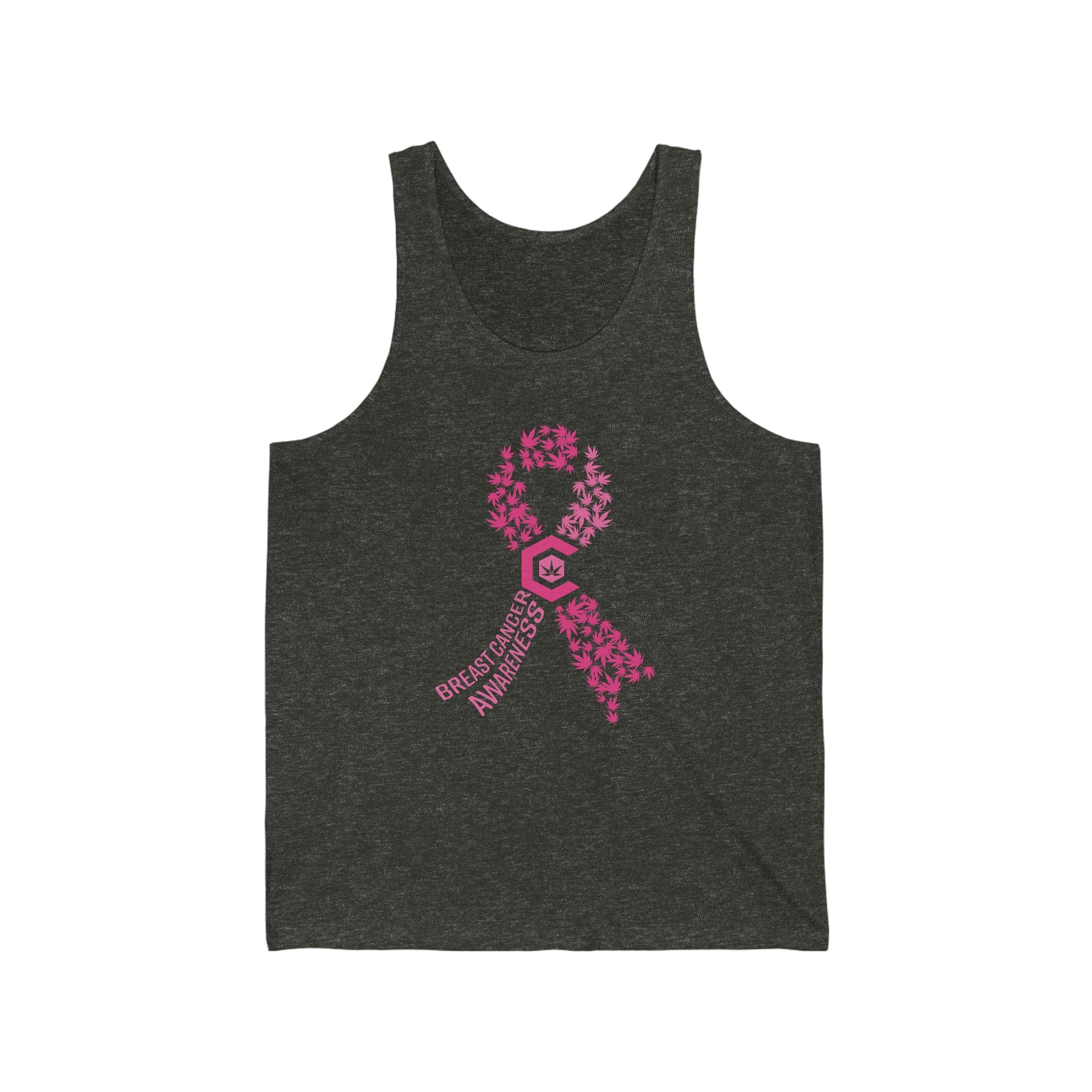 Breast Cancer Awareness Cannabis Jersey Tank